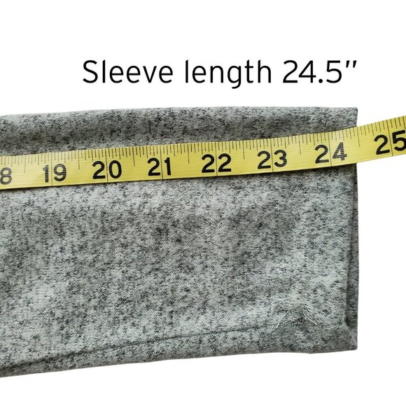 Marika NWT Soft Long Open Cardigan Tie Waist Yoga Wrap Heather Seafoam Green L - Picture 14 of 15